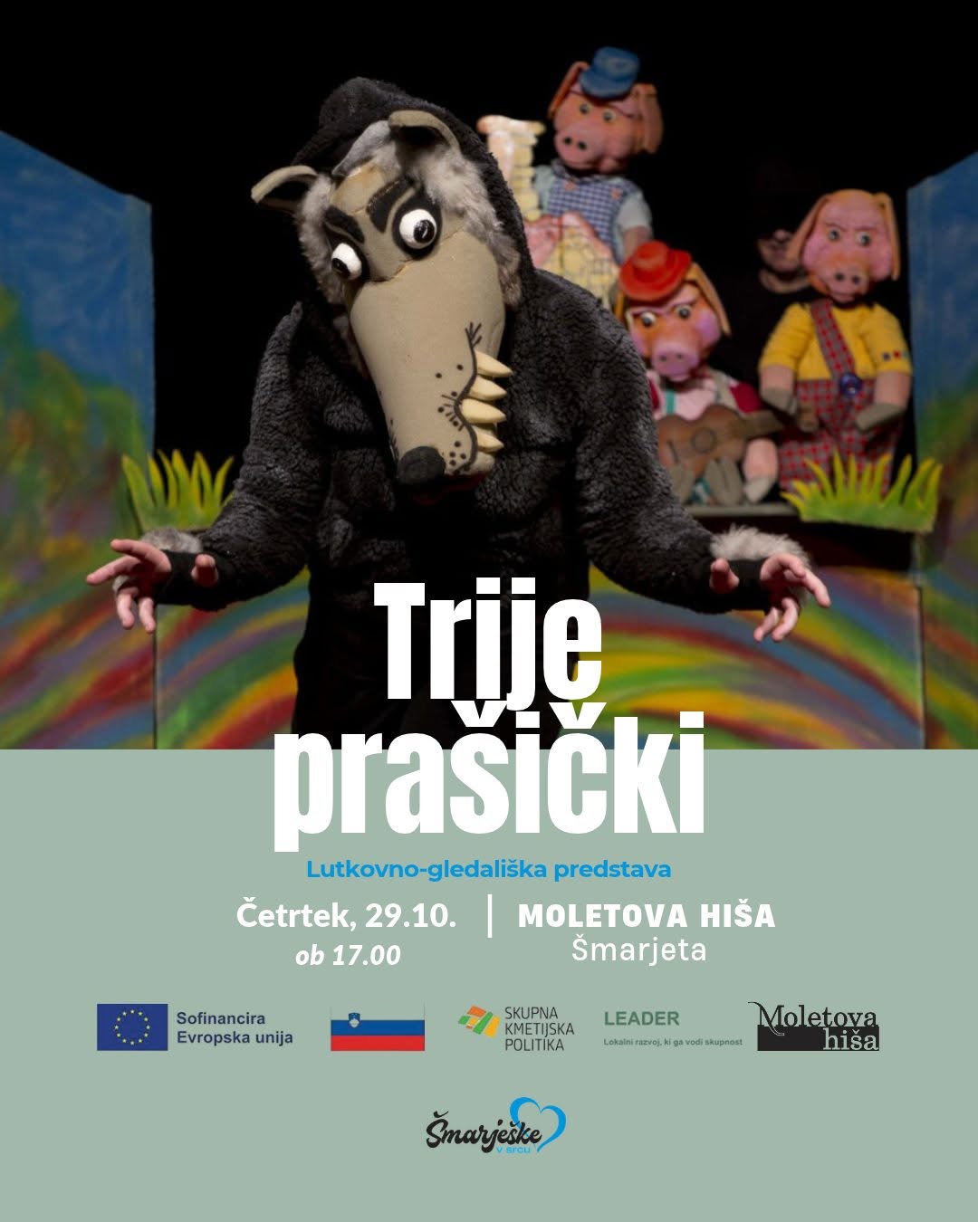 TRIJE PRAŠIČKI prihajajo v Šmarjeto!